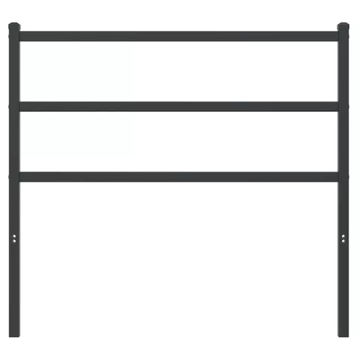 Fekete fém csere fejtámla 100 cm
