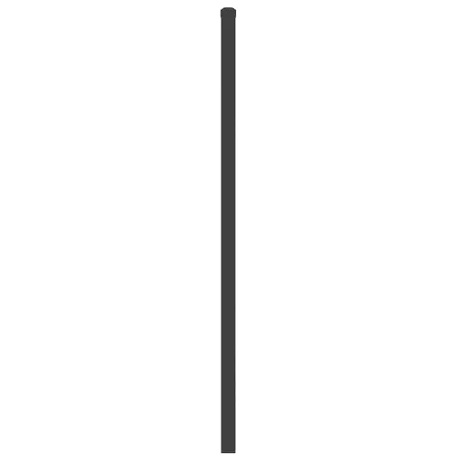 Fekete fém csere fejtámla 100 cm