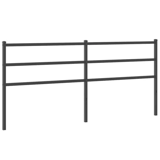 Fekete fém csere fejtámla 200 cm