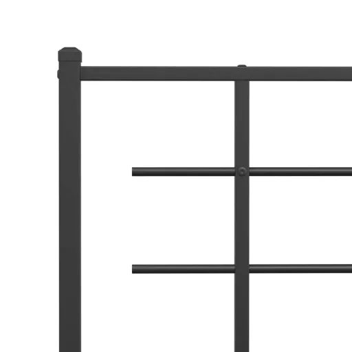 Fekete fém csere fejtámla 180 cm