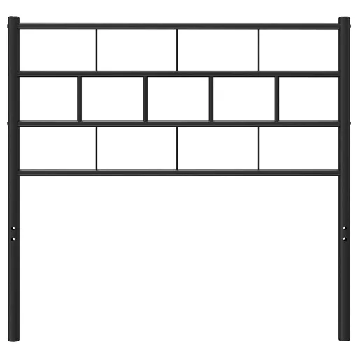 Fekete fém csere fejtámla 80 cm