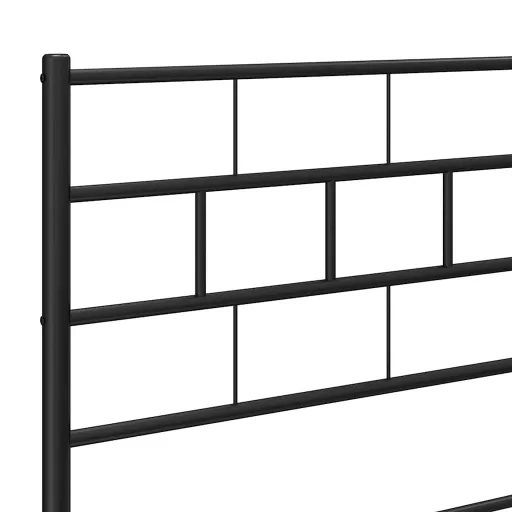 Fekete fém csere fejtámla 80 cm