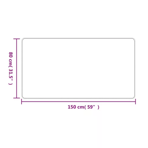 Platina szizálhatású futószőnyeg 80 x 150 cm