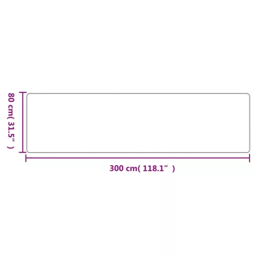 Homokszínű szizálhatású futószőnyeg 80 x 300 cm