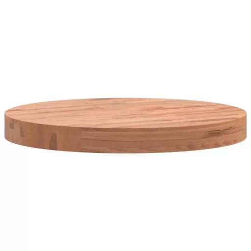 Tömör bükkfa kerek asztallap Ø40 x 4 cm