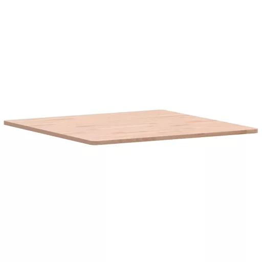 Tömör bükkfa négyzet alakú asztallap 70 x 70 x 1,5 cm