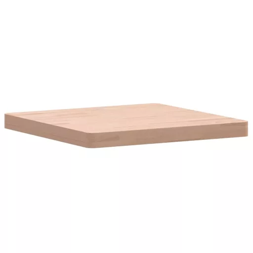 Tömör bükkfa négyzet alakú asztallap 50 x 50 x 4 cm