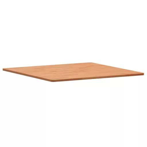 Tömör bükkfa négyzet alakú asztallap 80 x 80 x 1,5 cm