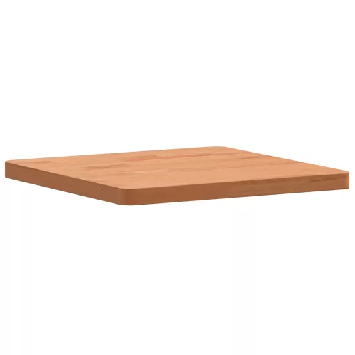 Tömör bükkfa négyzet alakú asztallap 40 x 40 x 2,5 cm