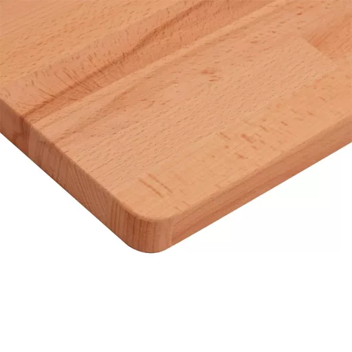 Tömör bükkfa négyzet alakú asztallap 40 x 40 x 2,5 cm