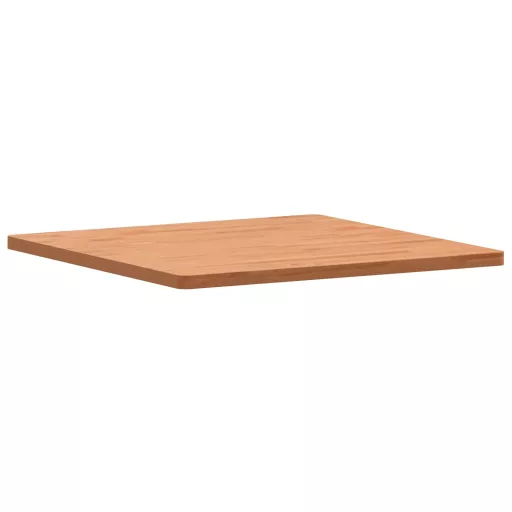 Tömör bükkfa négyzet alakú asztallap 70 x 70 x 2,5 cm