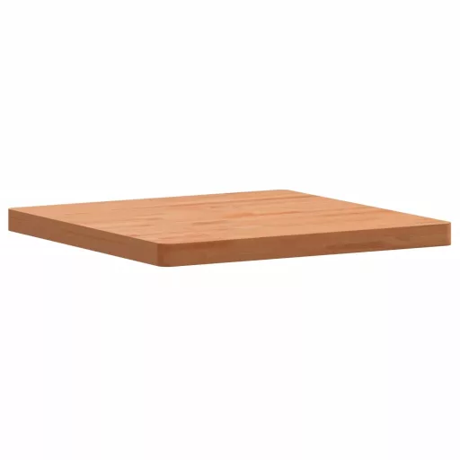 Tömör bükkfa négyzet alakú asztallap 60 x 60 x 4 cm