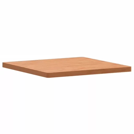 Tömör bükkfa négyzet alakú asztallap 80 x 80 x 4 cm