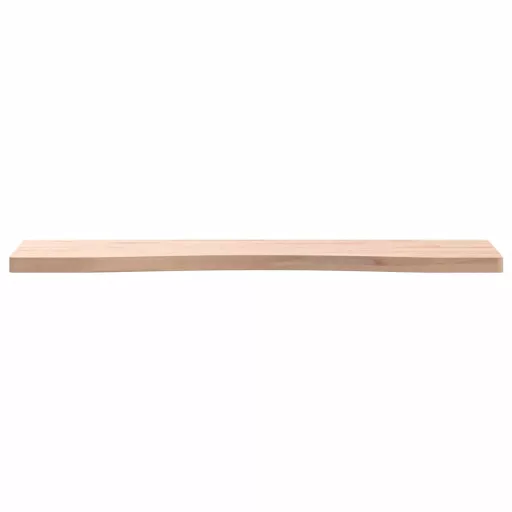 Tömör bükkfa íróasztallap 80 x (36-40) x 2,5 cm
