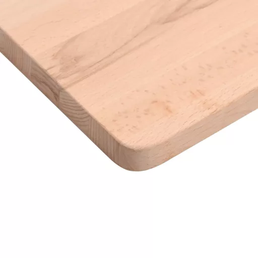 Tömör bükkfa íróasztallap 80 x (36-40) x 2,5 cm