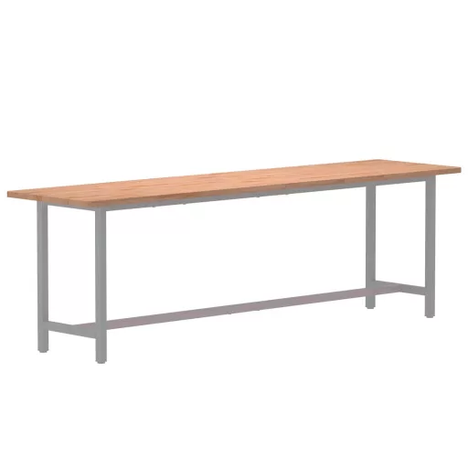 Tömör bükkfa íróasztallap 220 x 55 x 2,5 cm