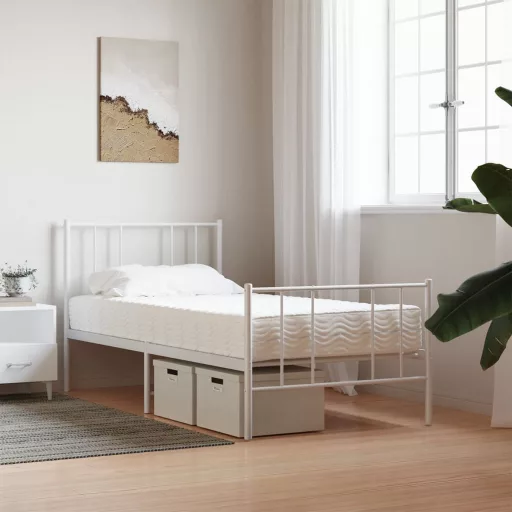Fehér H2/H3 keménységű habmatrac 100 x 200 cm