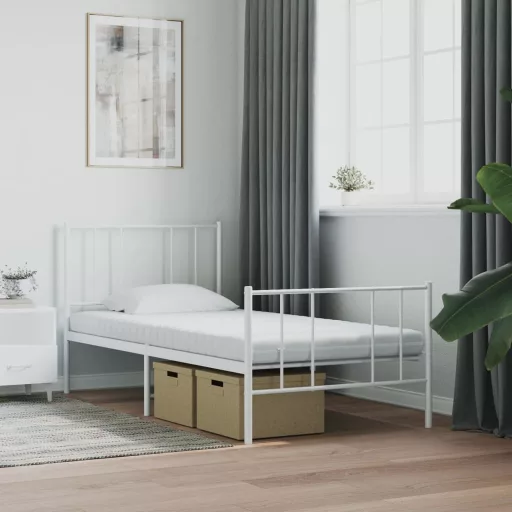 Fehér 7 zónás 20 ILD keménységű habmatrac 90 x 190 cm