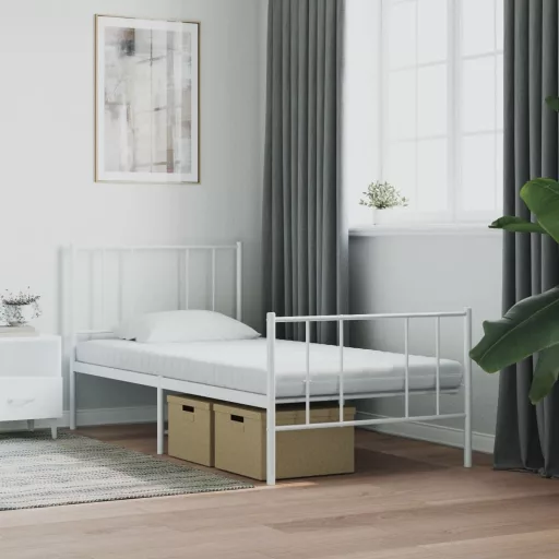 Fehér 7 zónás 20 ILD keménységű habmatrac 90 x 200 cm
