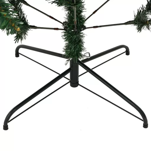 Csuklópántos műkarácsonyfa állvánnyal 120 cm