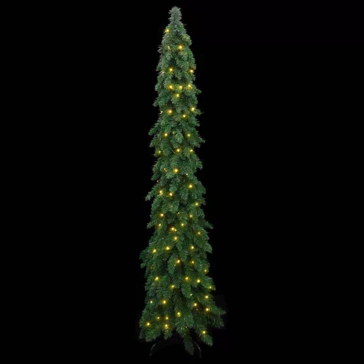 Megvilágított műkarácsonyfa 130 LED-del 210 cm