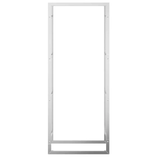 Rozsdamentes acél tűzifatároló 50x28x132 cm