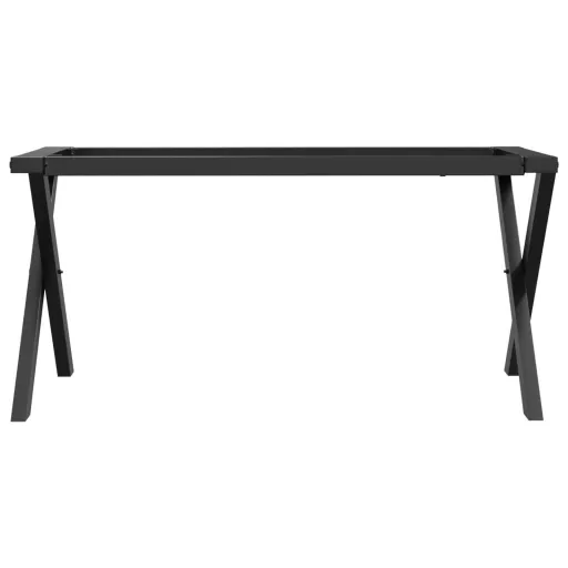 Acél dohányzóasztallábak X-alakú vázzal 70 x 30 x 43 cm