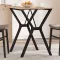Acél étkezőasztallábak Y-alakú vázzal 60 x 50 x 73 cm