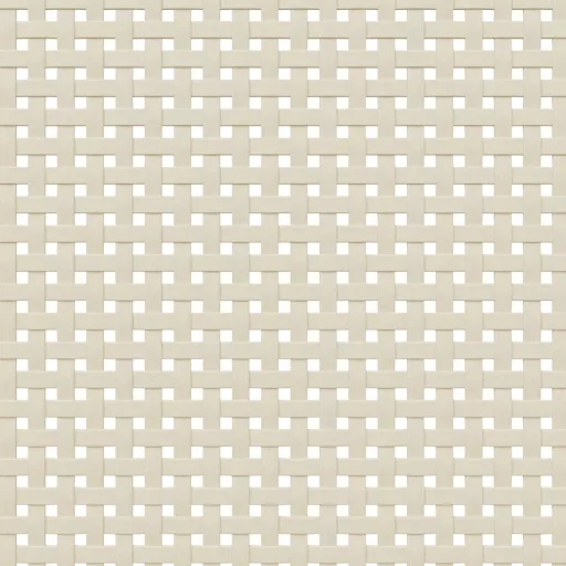 SENJA fehér rattan hatású tömör fenyőfa komód 80 x 40 x 80 cm