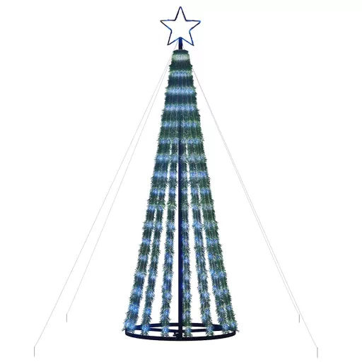 Kék LED karácsonyfa 275 LED 180 cm