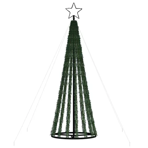 Színes LED karácsonyfa 275 LED 180 cm