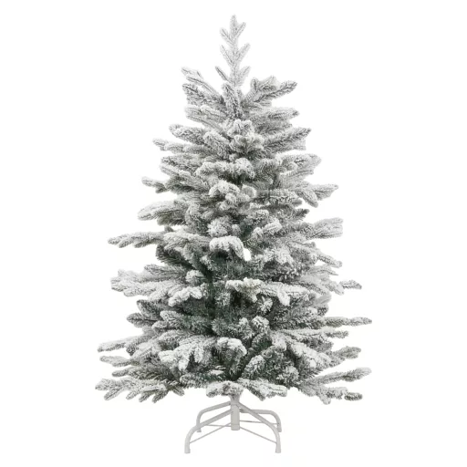 Csuklópántos műkarácsonyfa hóval 150 cm