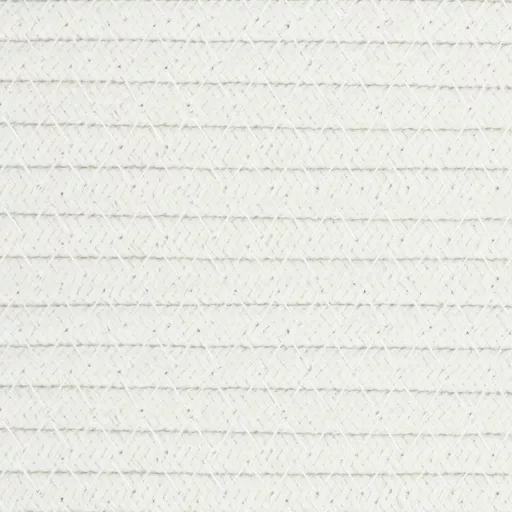 2 db barna és fehér pamut tárolókosár Ø28 x 28 cm