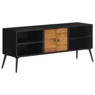   Tömör újrahasznosított tíkfa TV-szekrény 112 x 31 x 45 cm