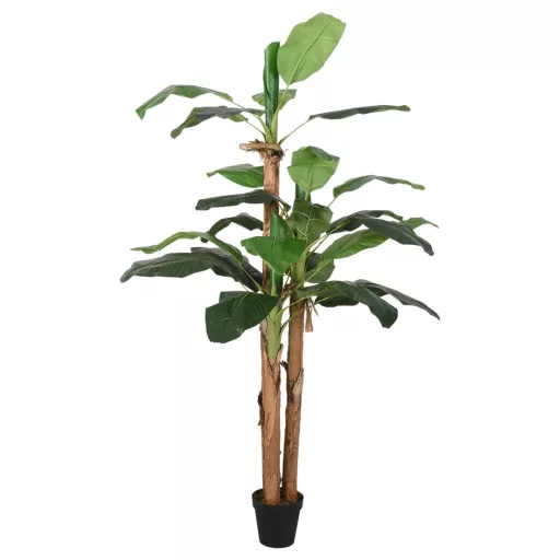 Zöld mű banánfa 18 levéllel 150 cm