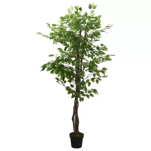 Zöld mű fikusz fa 630 levéllel 120 cm