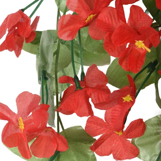 3 db piros virágfüzér 85 cm