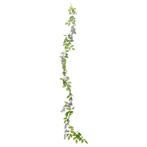 6 db lila virágfüzér 200 cm