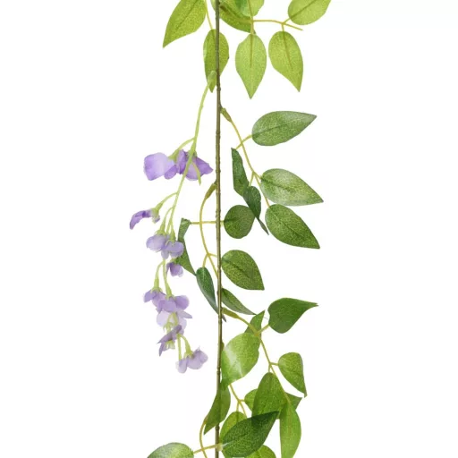 6 db lila virágfüzér 200 cm