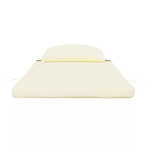 2 db krémszínű oxford-szövet Adirondack-székpárna