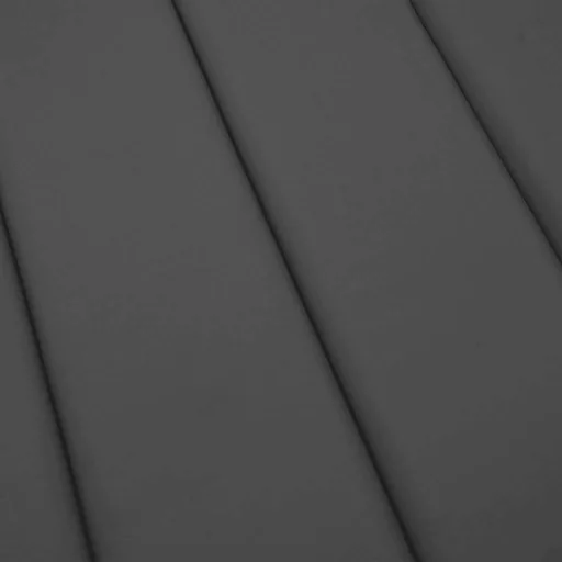Antracitszürke oxford-szövet napozóágypárna 180x60x4 cm