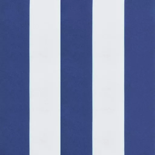 Kék/fehér csíkos oxford-szövet napozóágypárna 180x60x4 cm