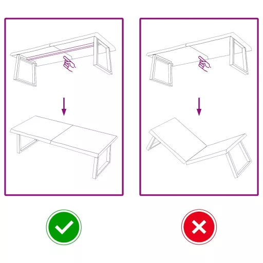 Világosbarna kezelt tömör tölgyfa fali polc 140 x 50 x (2-6) cm