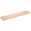 Világosbarna kezelt tömör tölgyfa fali polc 180 x 40 x (2-4) cm