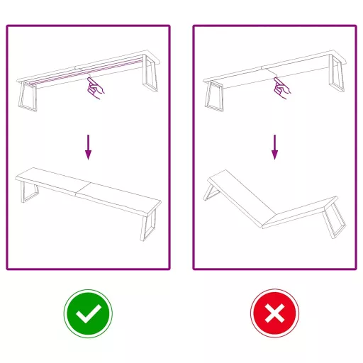 Sötétbarna kezelt tömör tölgyfa fali polc 120 x 40 x (2-6) cm