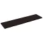 Sötétbarna kezelt tömör tölgyfa fali polc 160 x 40 x (2-4) cm