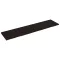 Sötétbarna kezelt tömör tölgyfa fali polc 200 x 50 x (2-4) cm