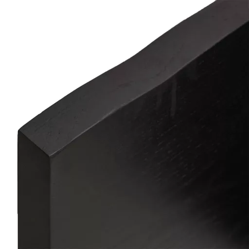 Sötétbarna kezelt tömör asztallap 120x50x(2-4) cm