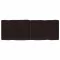 Sötétbarna kezelt tömör asztallap 140x50x(2-6) cm
