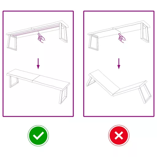 Sötétbarna kezelt tömör asztallap 160x40x(2-4) cm